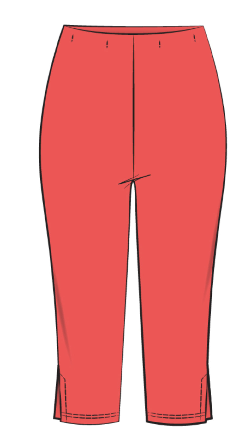 Narrow Pant Short