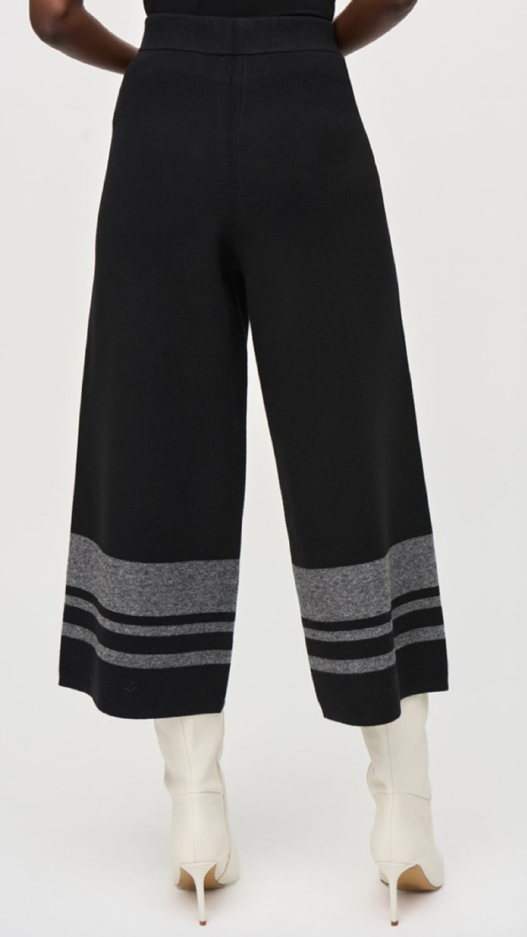 Joseph Ribkoff Jacquard Sweater Knit Culotte Pants (Sale)