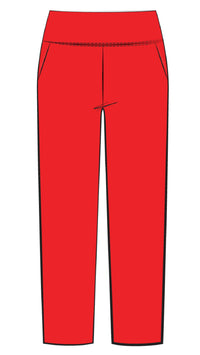 Straight Leg Pant with Yoke (selected colors on sale)