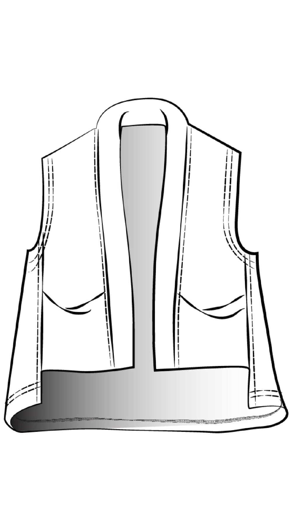 Cropped Core Vest