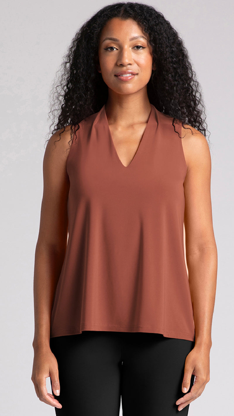 Deep V Trapeze Tank-Solid Colors (Sale)