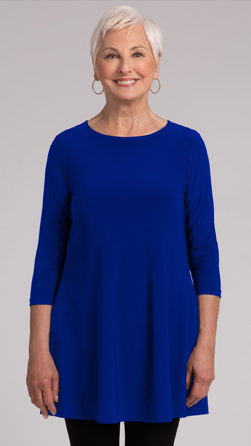 Trapeze Tunic, 3/4 Sleeve (selected colors on sale)