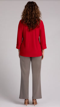 Wide Cuff Raglan Sleeve Top- Long Sleeve