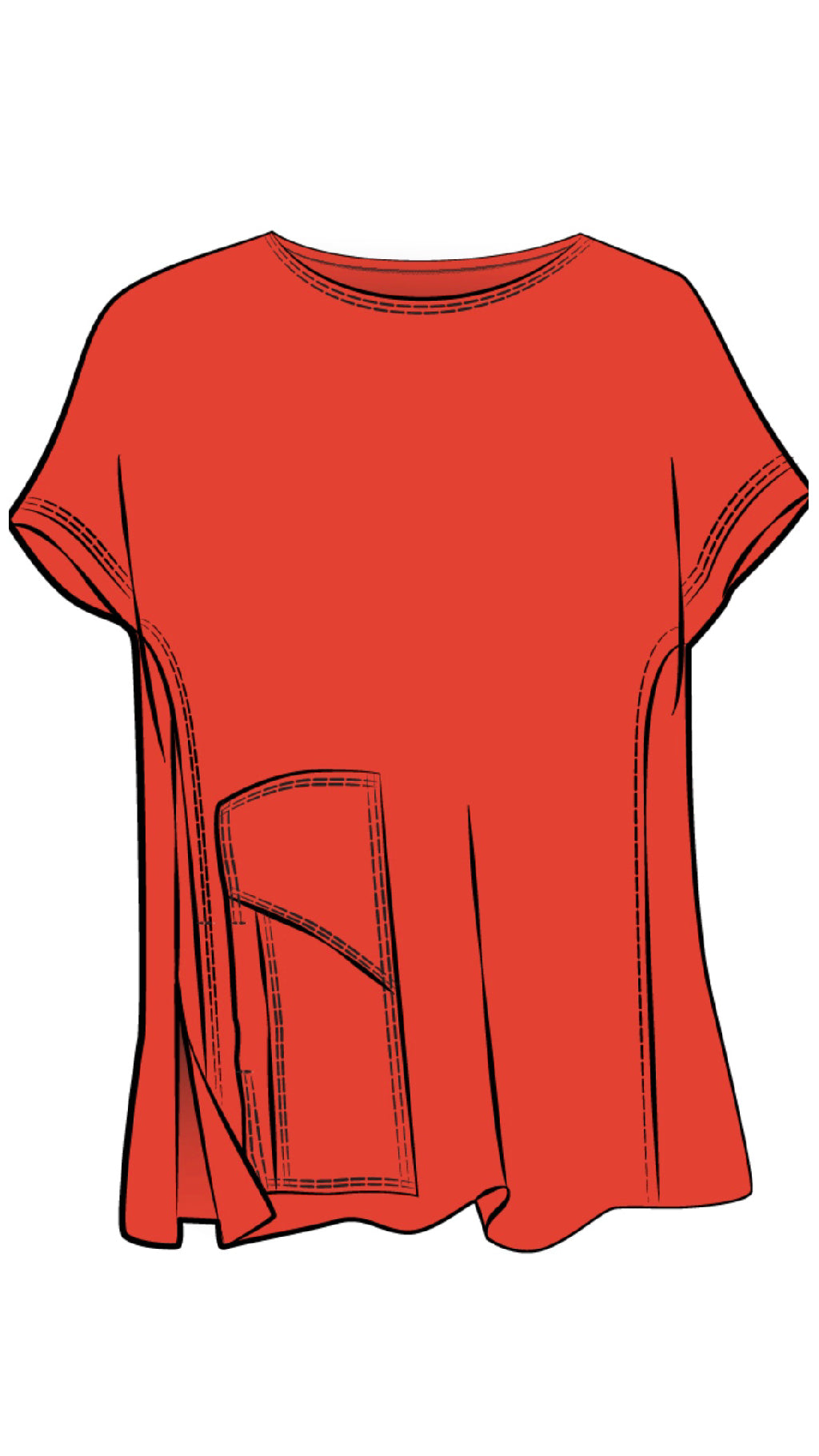 Splice Pocket Top