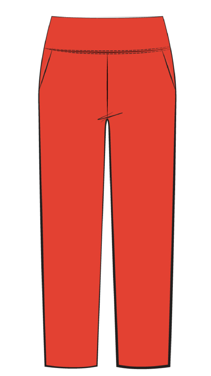 Straight Leg Pant with Yoke (selected colors on sale)