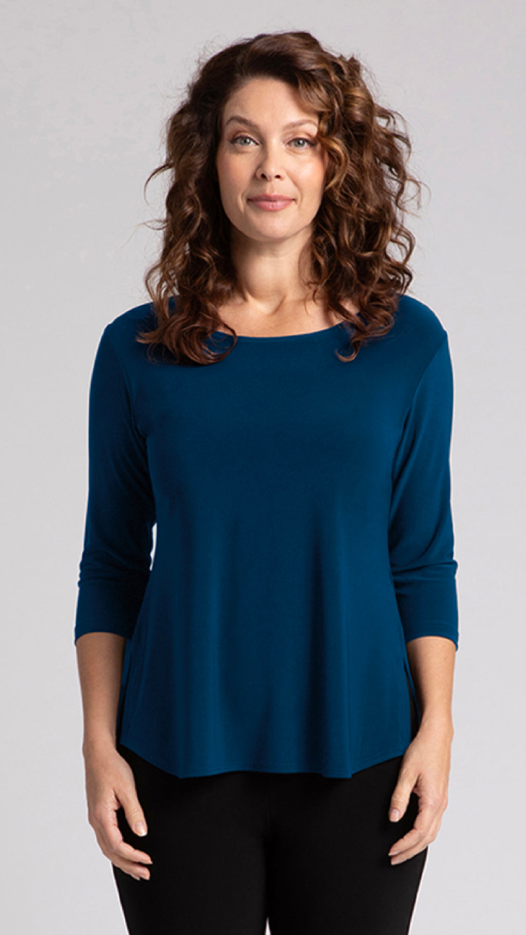 Go To Classic T-Relax, 3/4 Sleeve-Solid Colours