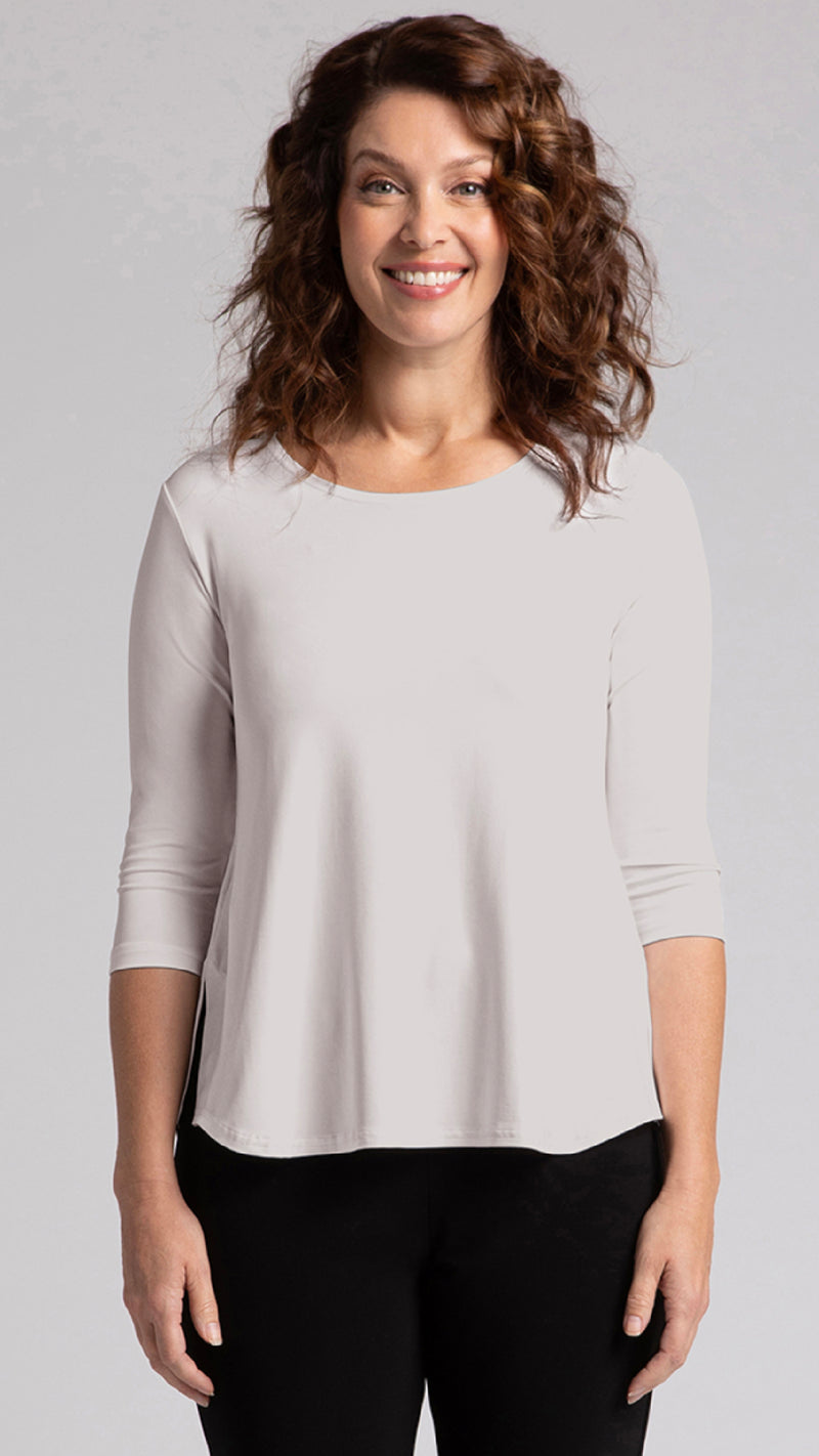 Go To Classic T-Relax, 3/4 Sleeve-Solid Colours