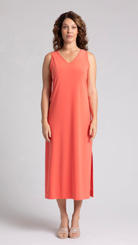 Reversible Slit Tank Dress-Solid (selected color on sale)