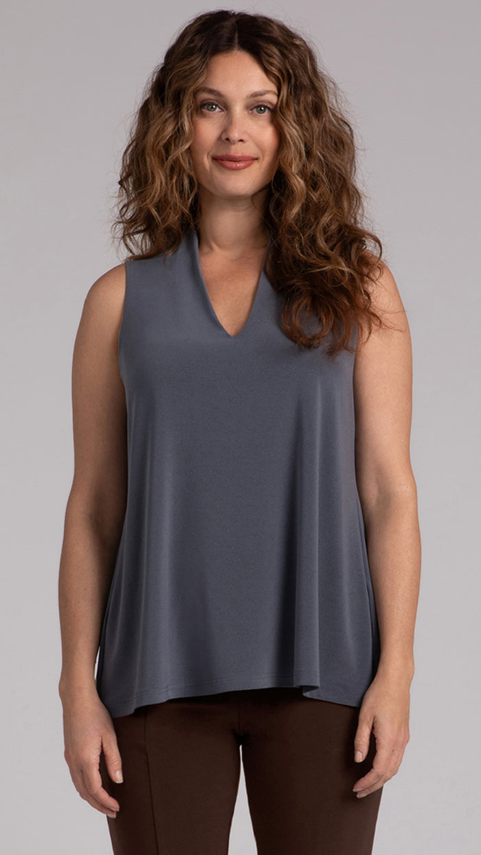 Deep V Trapeze Tank-Solid Colors (Sale)