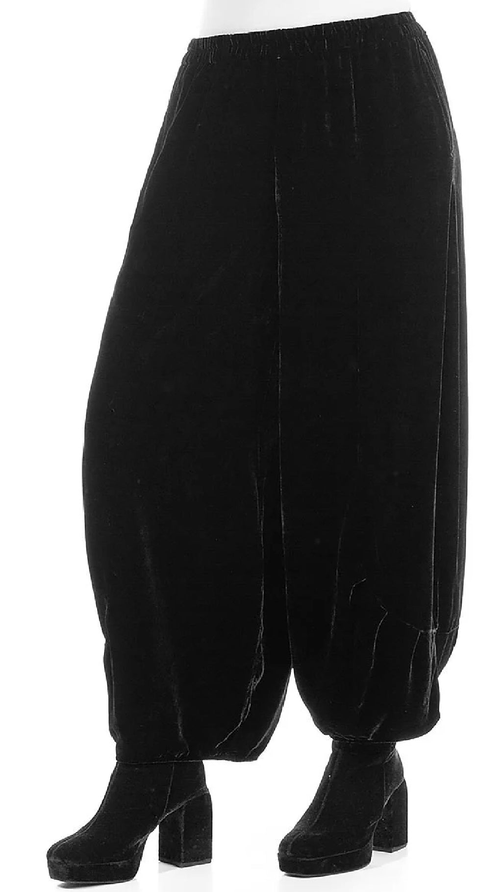 Loose Silk Velvet Trouser