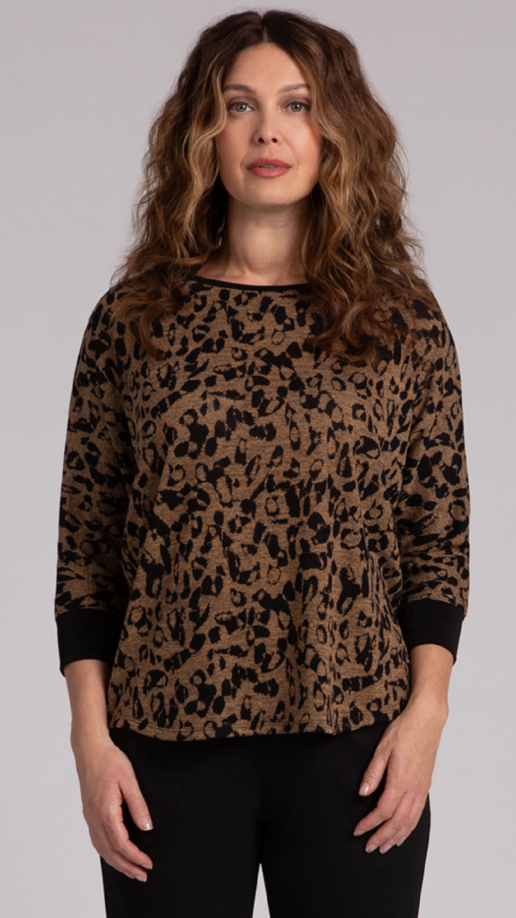 Nu Cinch Top, Animal Sweater (Sale)