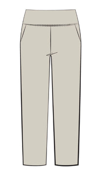 Straight Leg Pant with Yoke