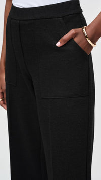 Joseph Ribkoff Heavy Knit Pull-On Culotte Pants