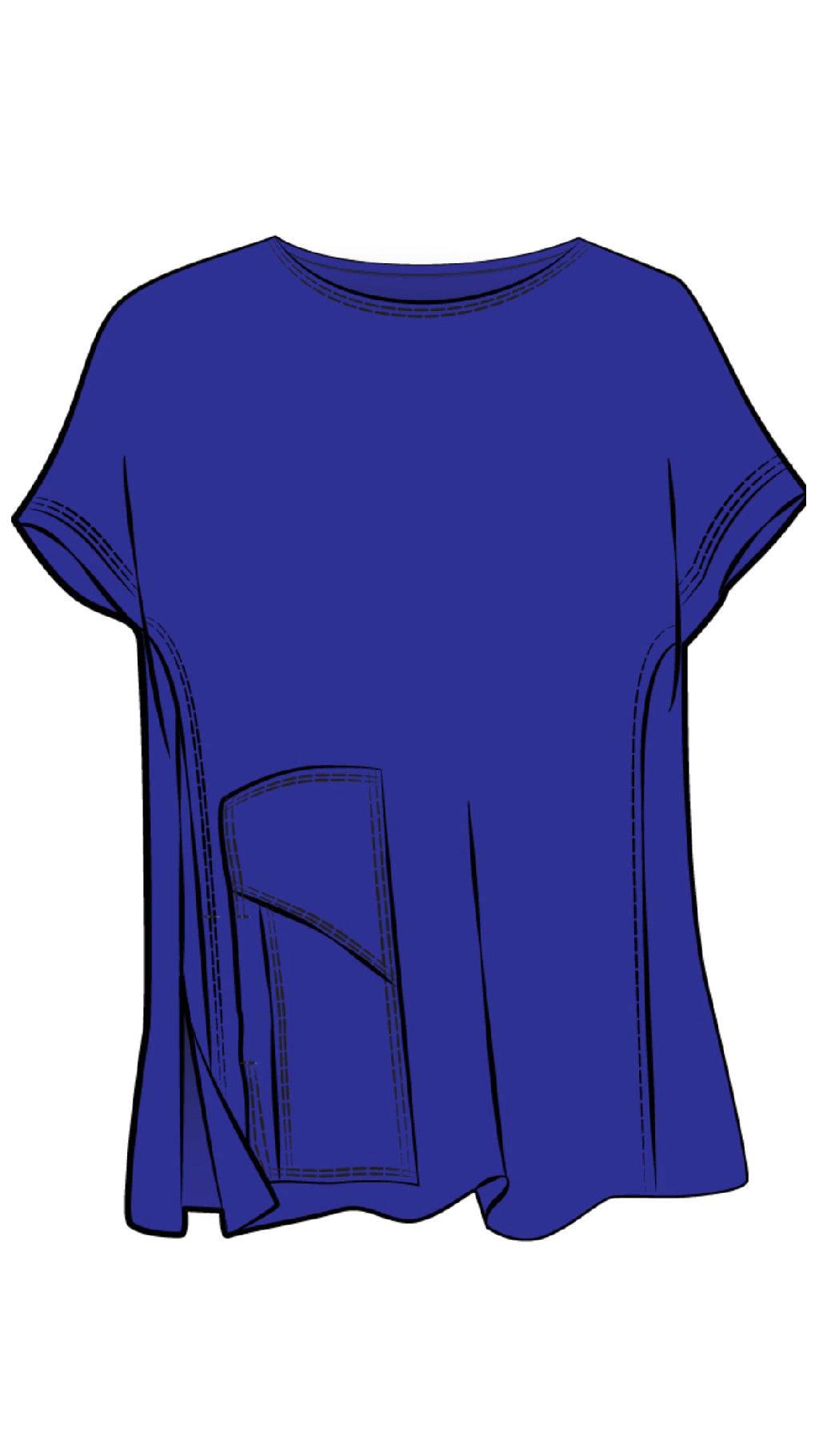 Splice Pocket Top