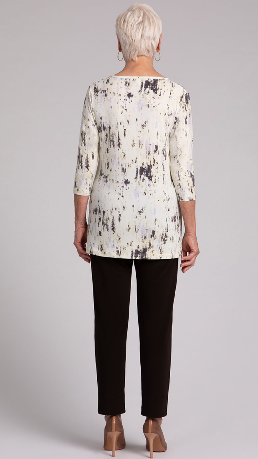 Nu Ideal V-Neck Tunic, Print