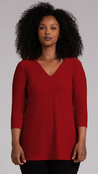 Nu Ideal V-Neck Tunic (Solid Colours)