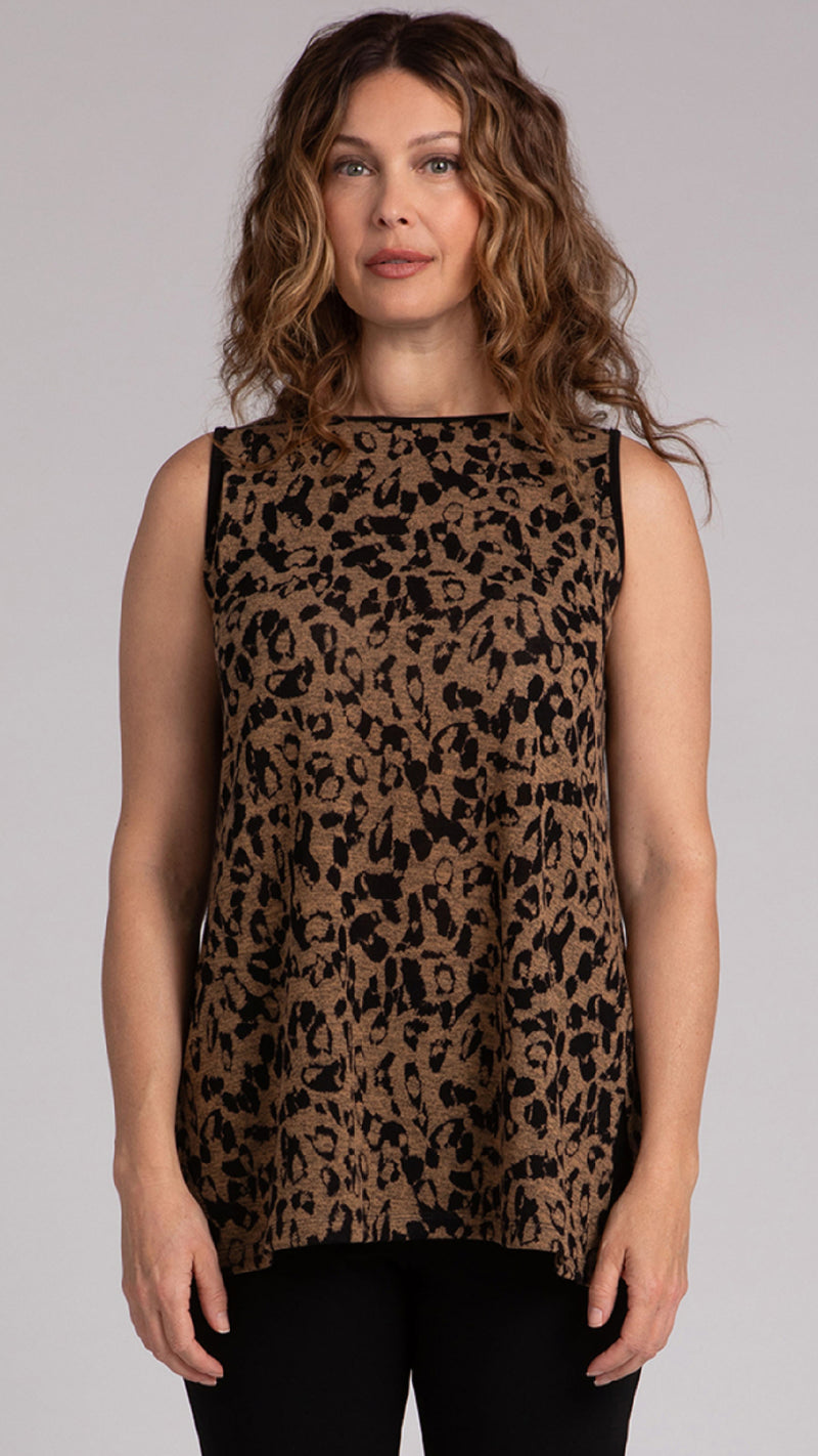 Sleeveless Nu Ideal Tunic, Animal Sweater (Sale)