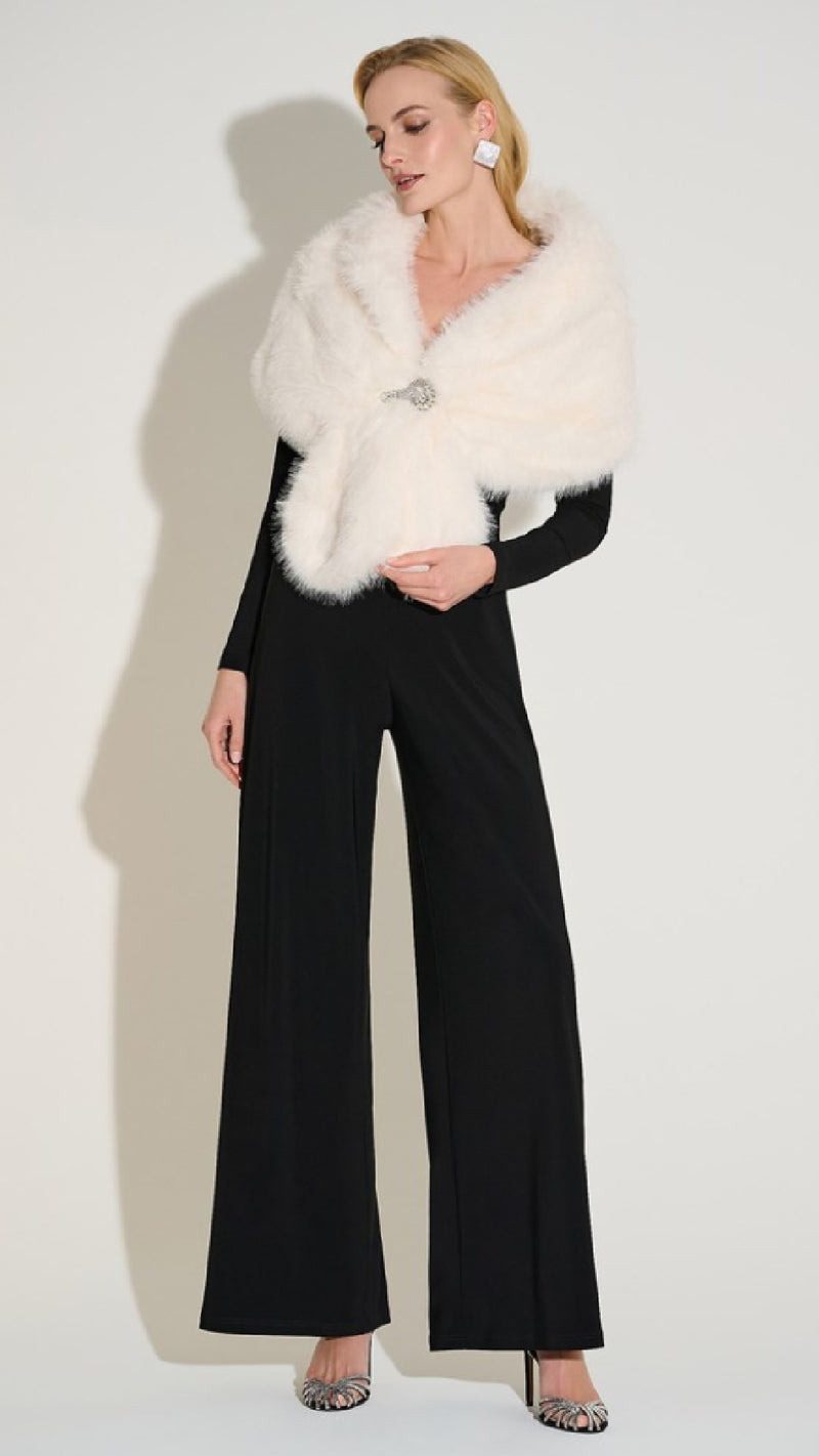 Joseph Ribkoff Faux Fur Cape