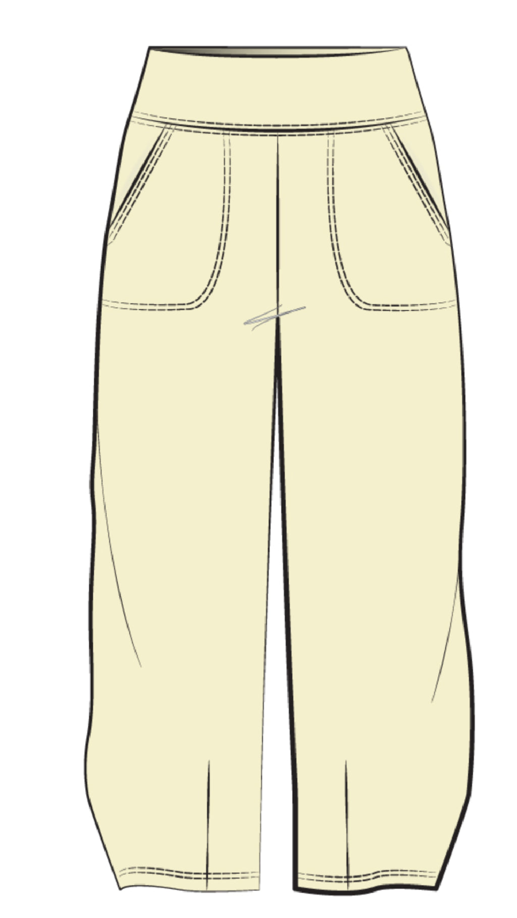 Narrow Lantern Pant