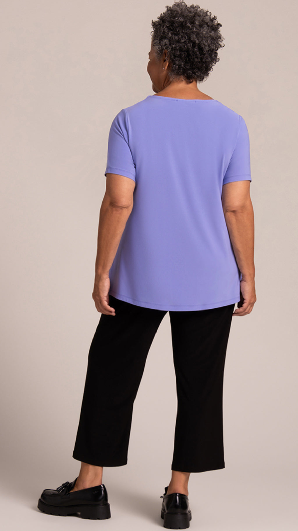 Soft Square Neck Top, Short Sleeves (Con’t)