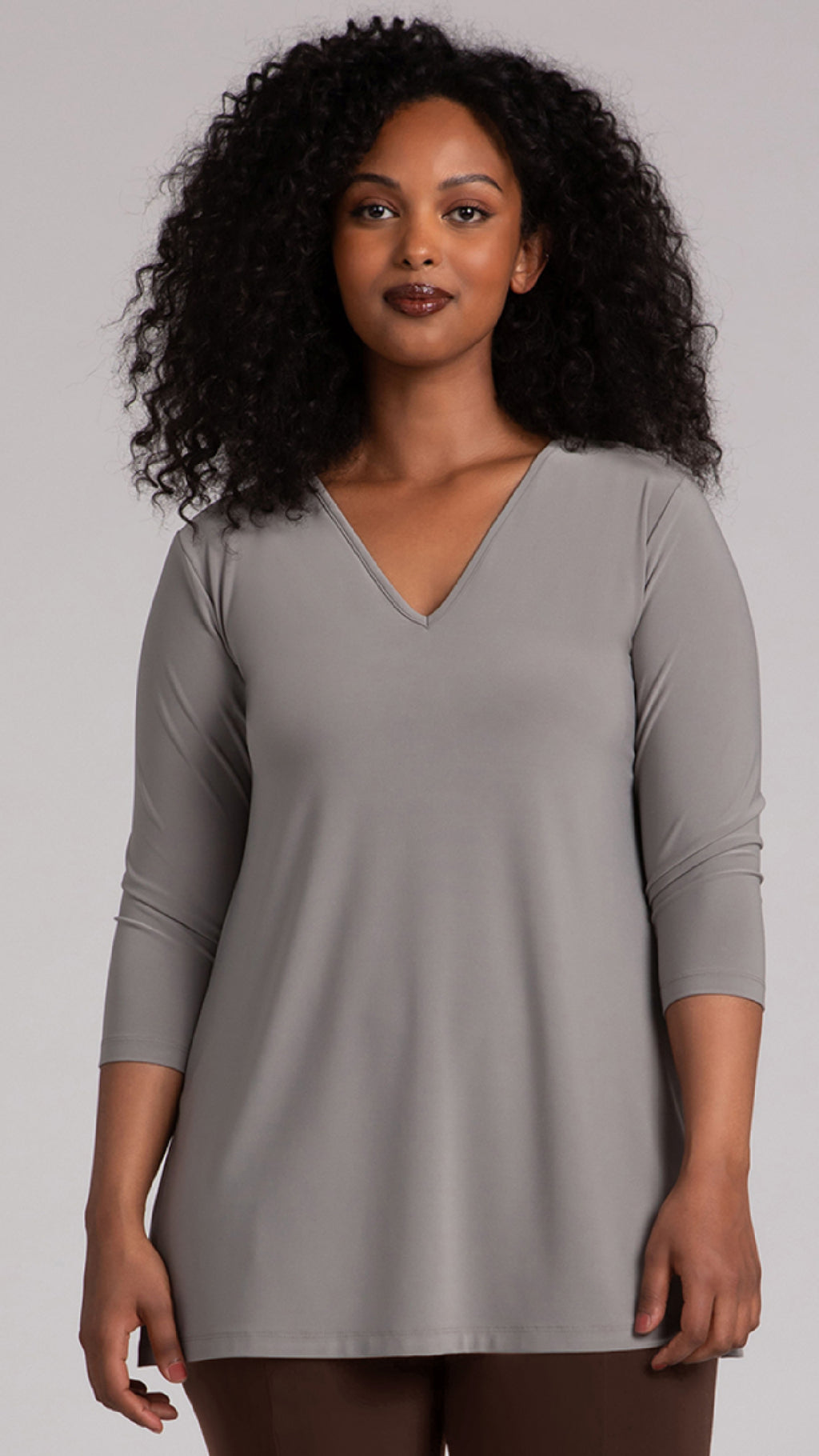 Nu Ideal V-Neck Tunic (Solid Colours)