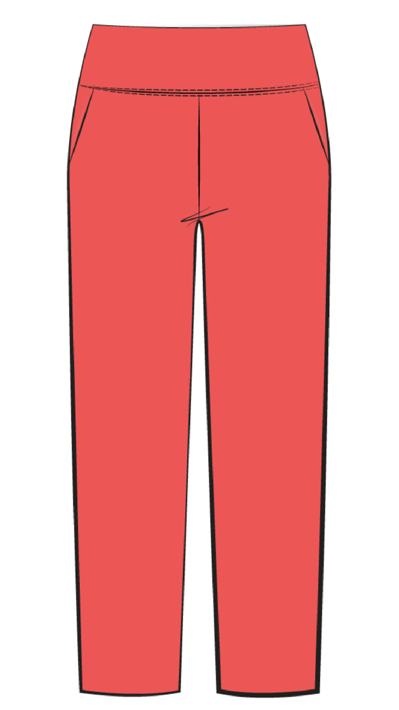 Straight Leg Pant with Yoke (selected colors on sale)