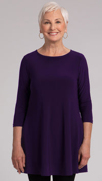 Trapeze Tunic, 3/4 Sleeve (selected colors on sale)