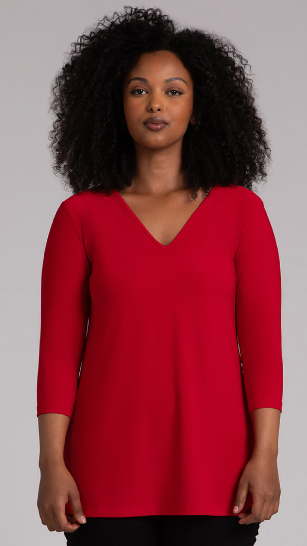 Nu Ideal V-Neck Tunic (Solid Colours)