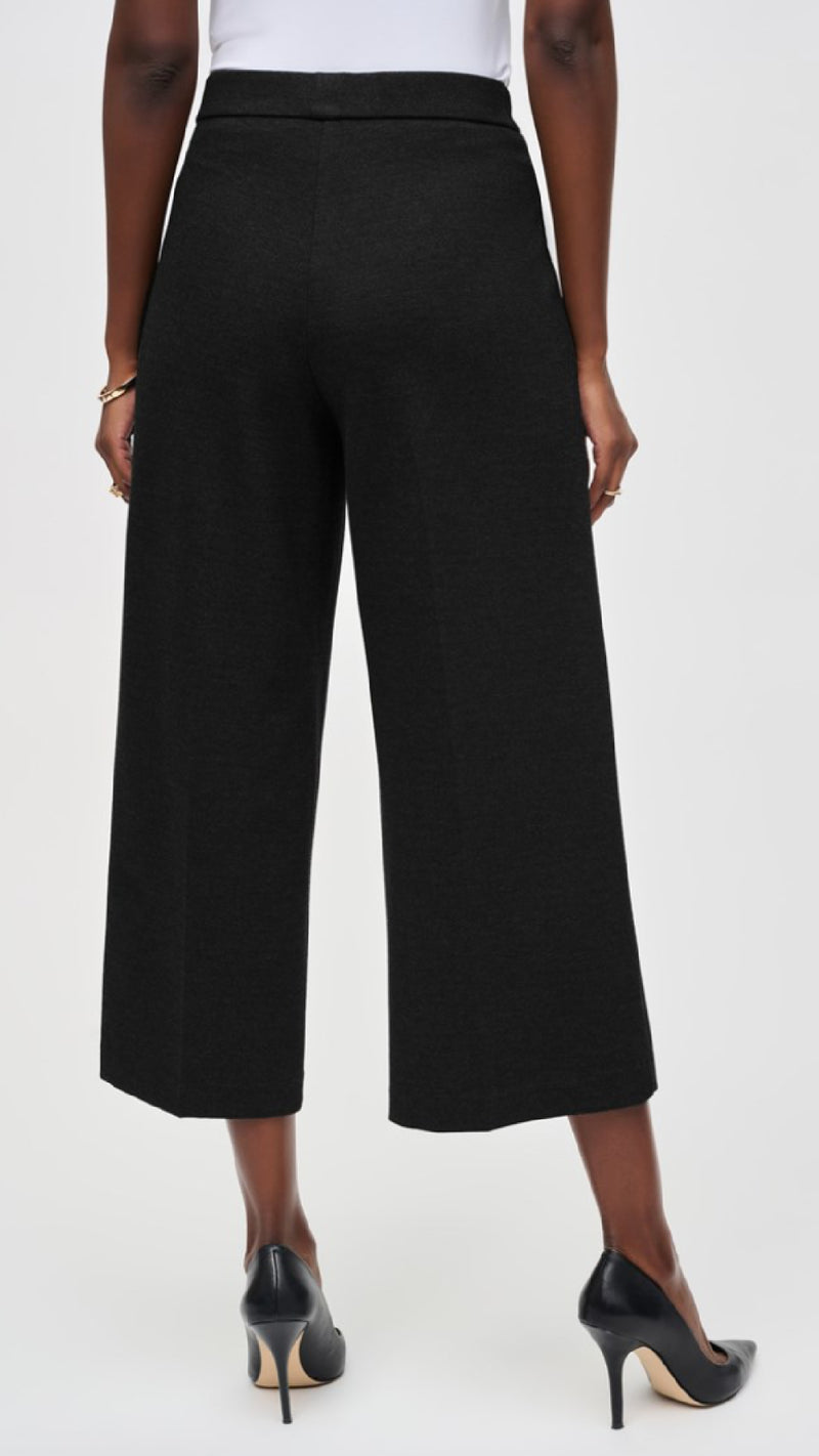 Joseph Ribkoff Heavy Knit Pull-On Culotte Pants