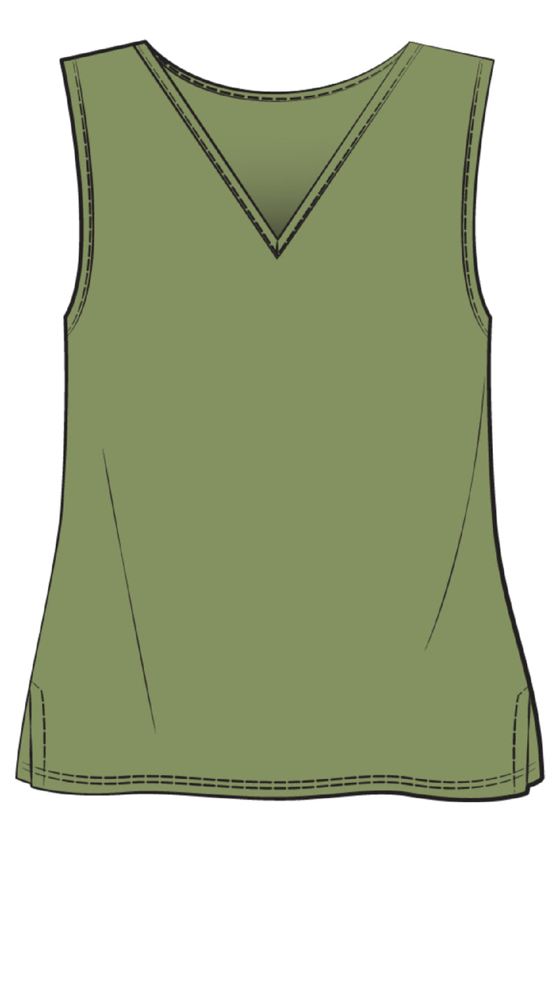 Go To V-Neck Tank Relax Short (Con’t…)