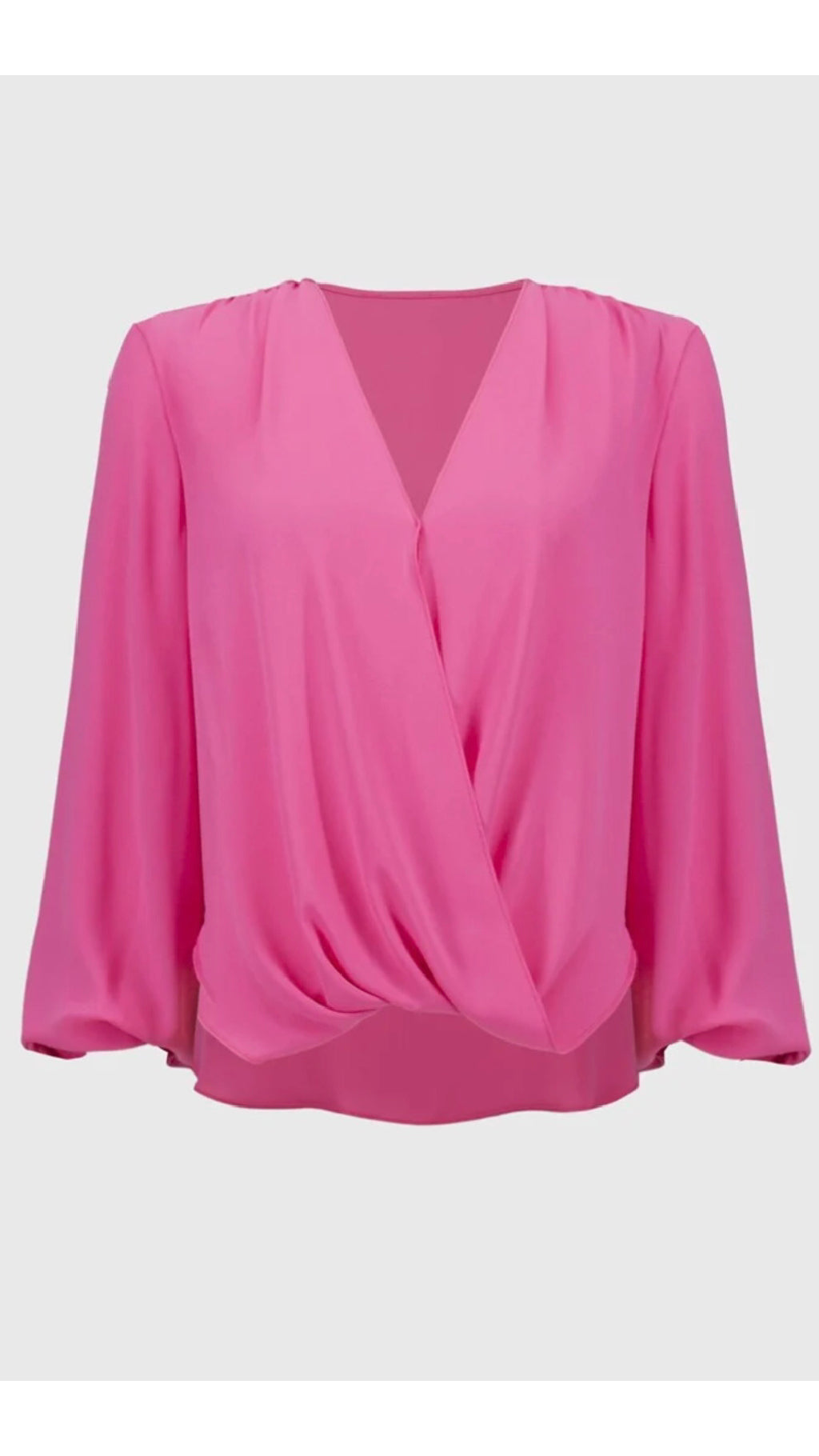 Joseph Ribkoff Georgette Boxy Wrap Top