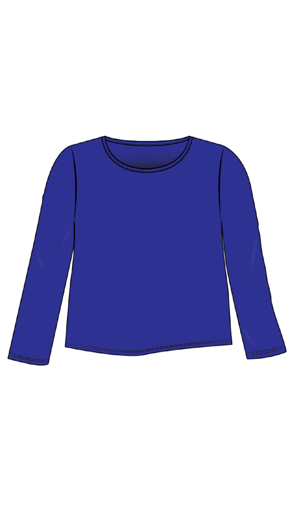 Go To Cropped T, 3/4 Sleeve-Solids (Selected Colours on Sale)