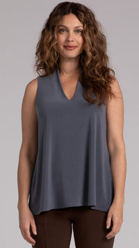 Deep V Trapeze Tank-Solid Colors