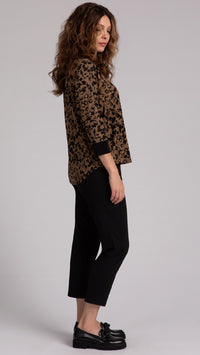 Nu Cinch Top, Animal Sweater (Sale)