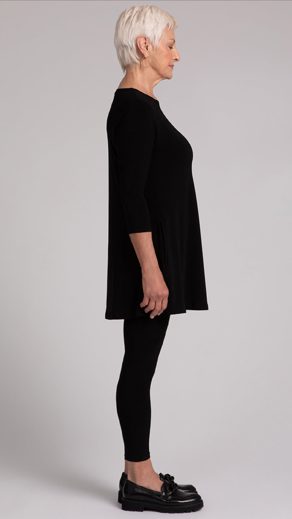 Trapeze Tunic, 3/4 Sleeve (selected colors on sale)