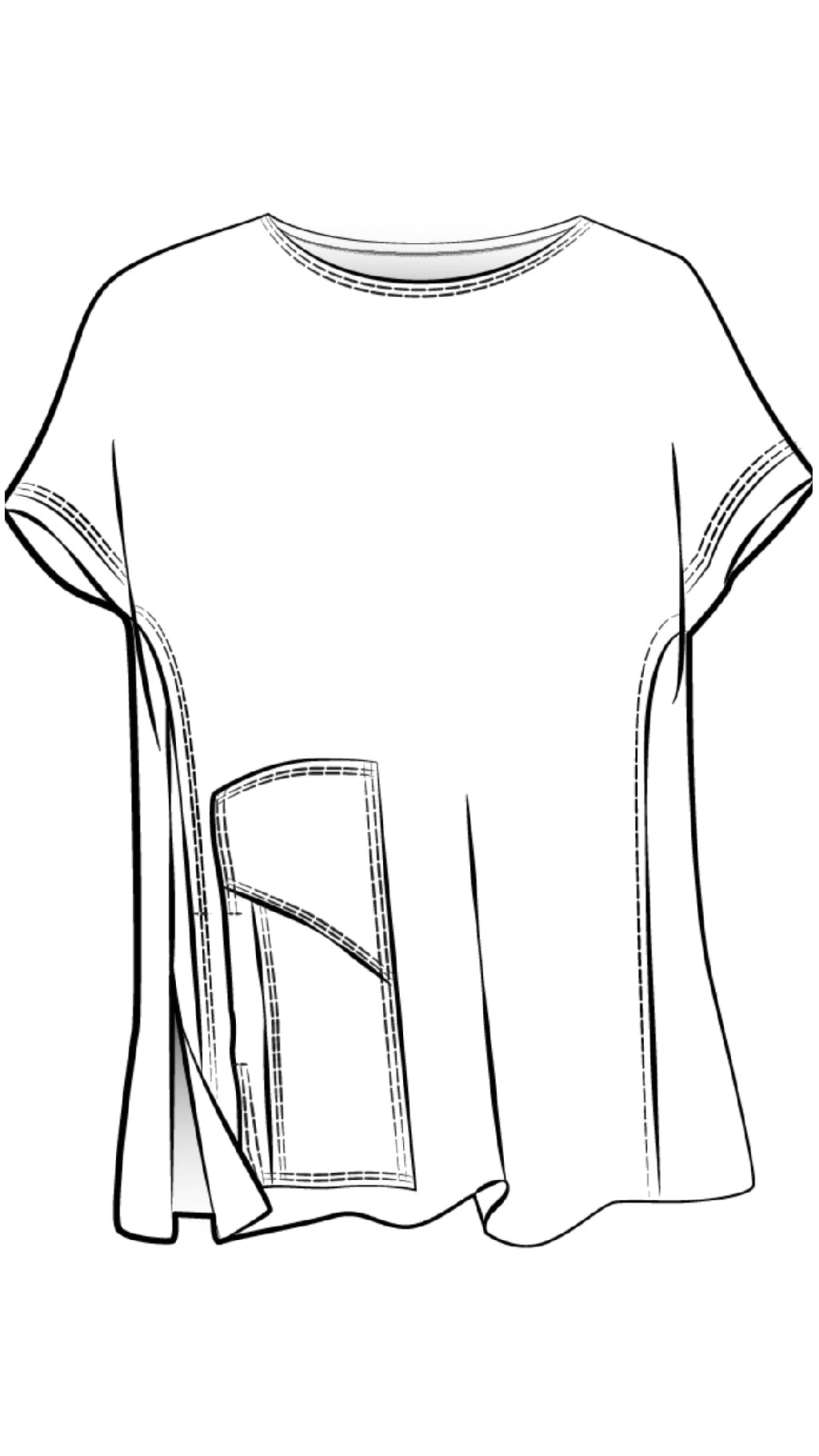 Splice Pocket Top