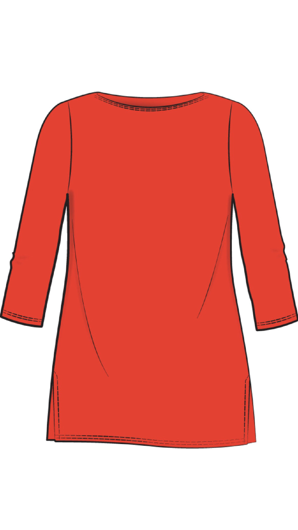 Nu Ideal Tunic 3/4 Sleeve