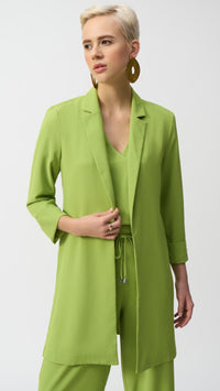 Joseph Ribkoff Flowy Long Notched Blazer