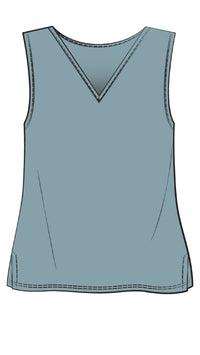 Go To V-Neck Tank Relax Short (Con’t…)