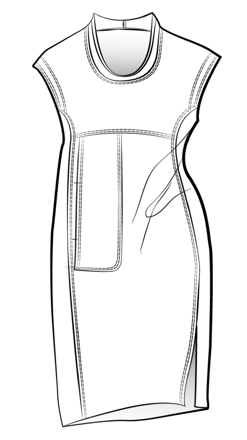 Splice Pocket Dress