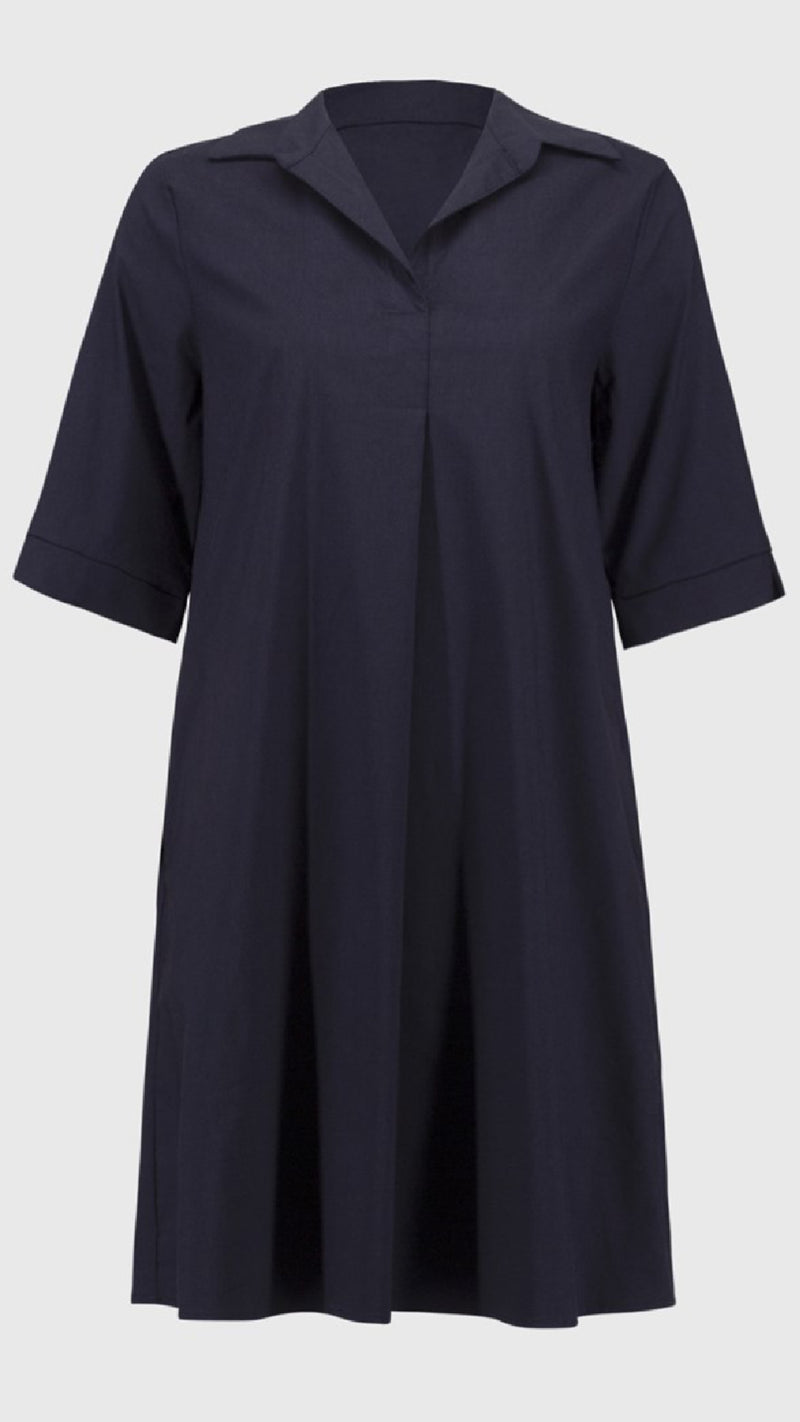 Joseph Ribkoff Stretch Poplin Trapeze Dress