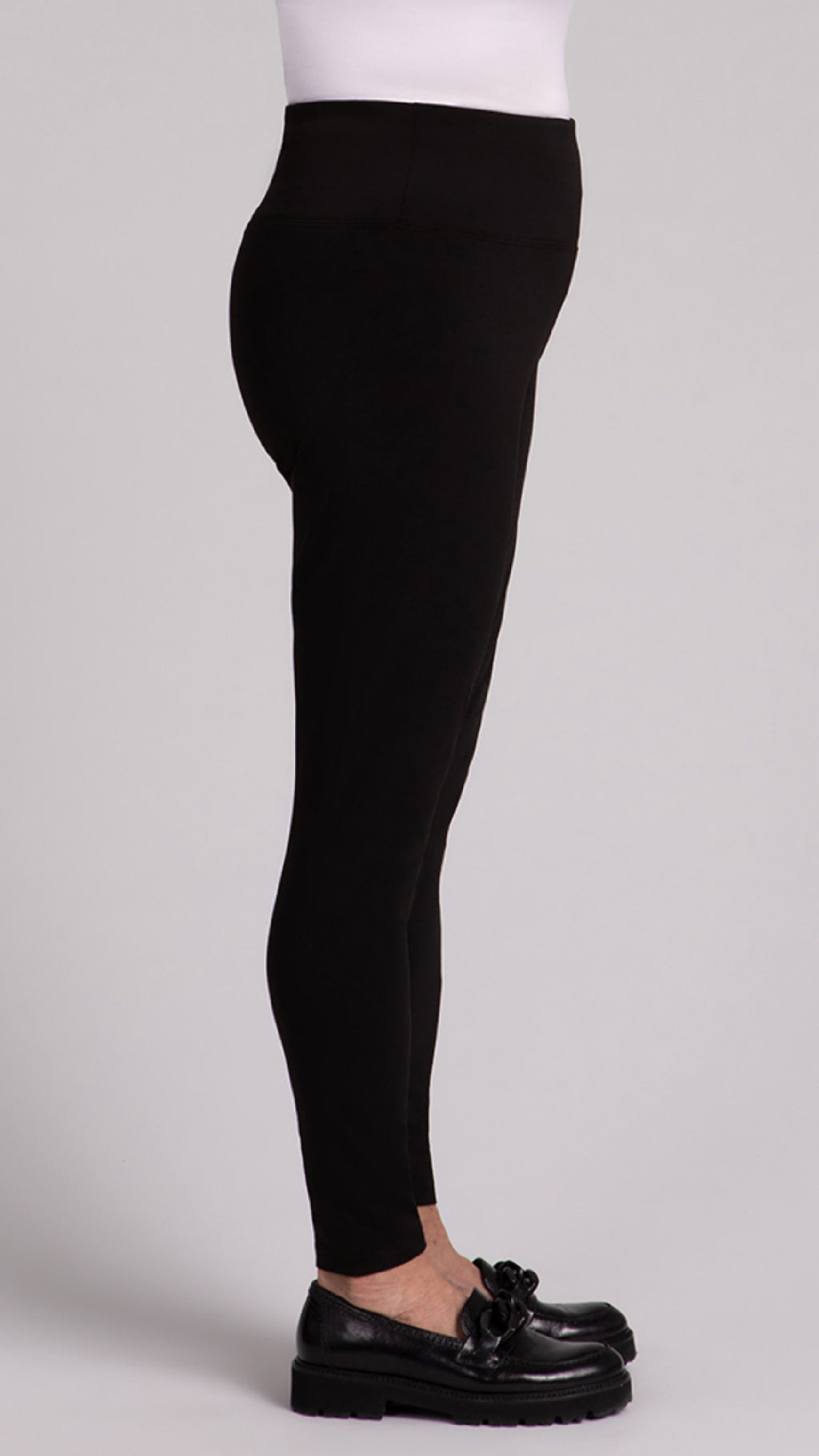 Nu Yoke Legging, Fleece Back Jersey