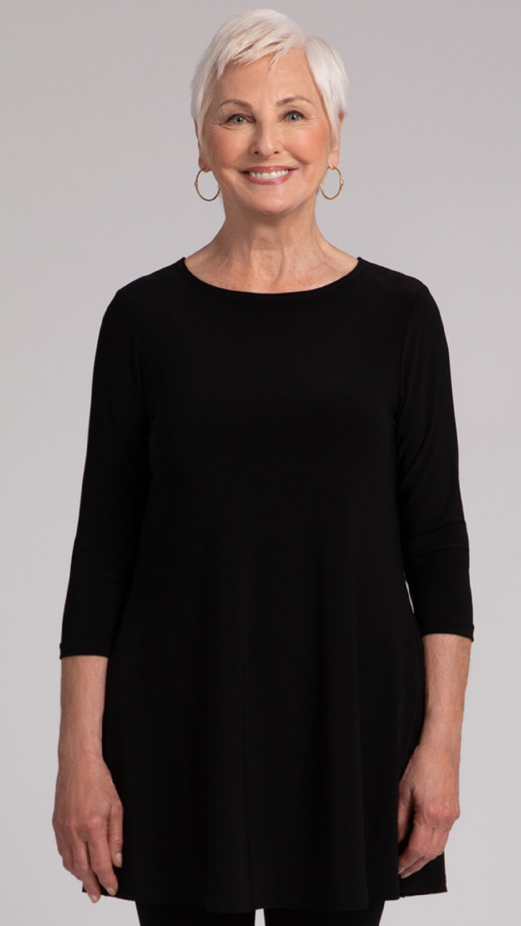 Trapeze Tunic, 3/4 Sleeve (selected colors on sale)