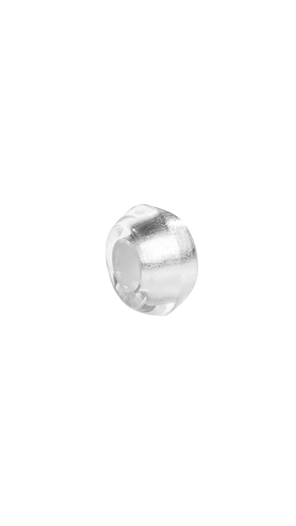 Metallic Rounded Lined Bead