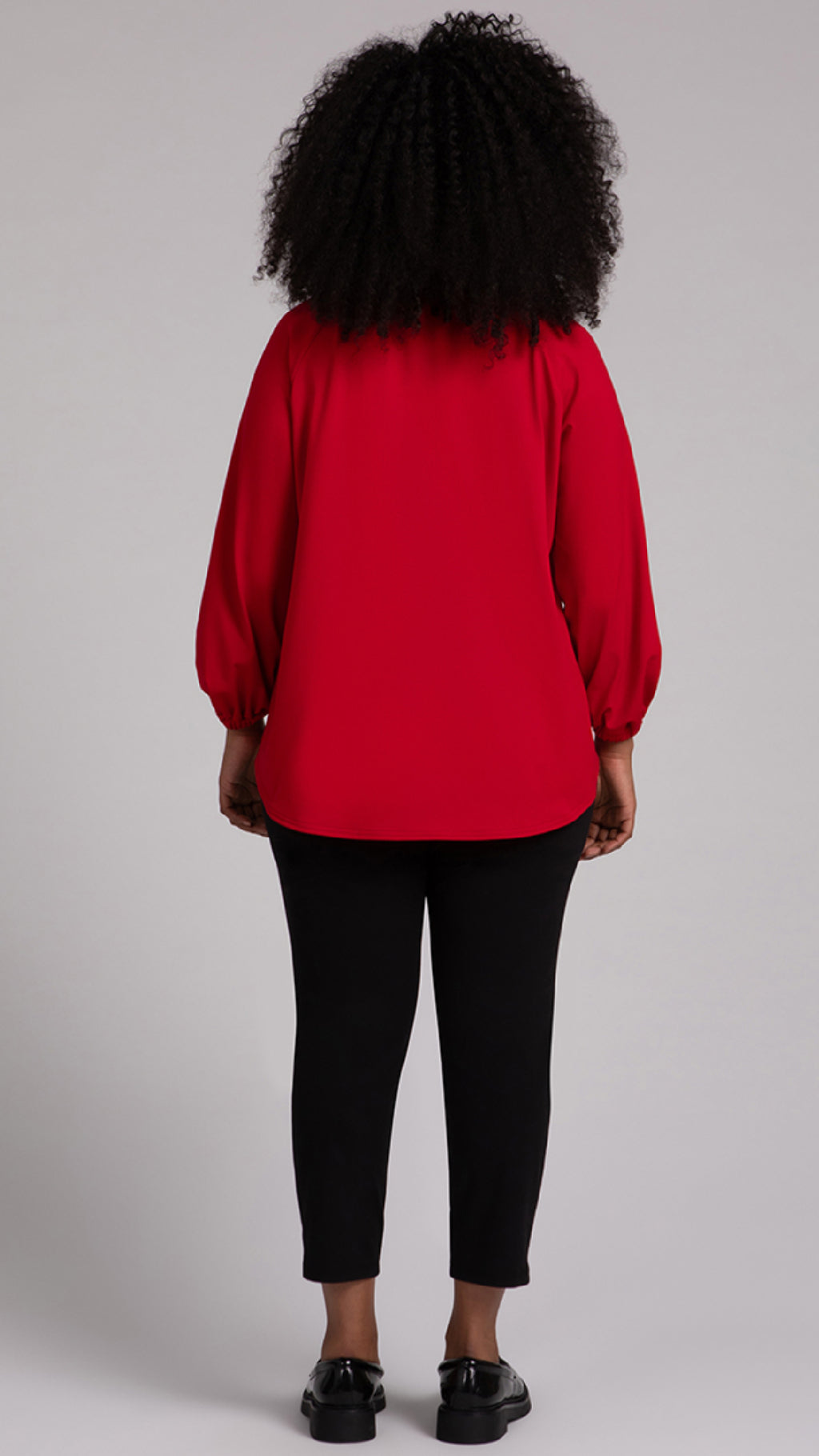 Move Pullover W/ Elastic Cuff, Fleece Back Jersey