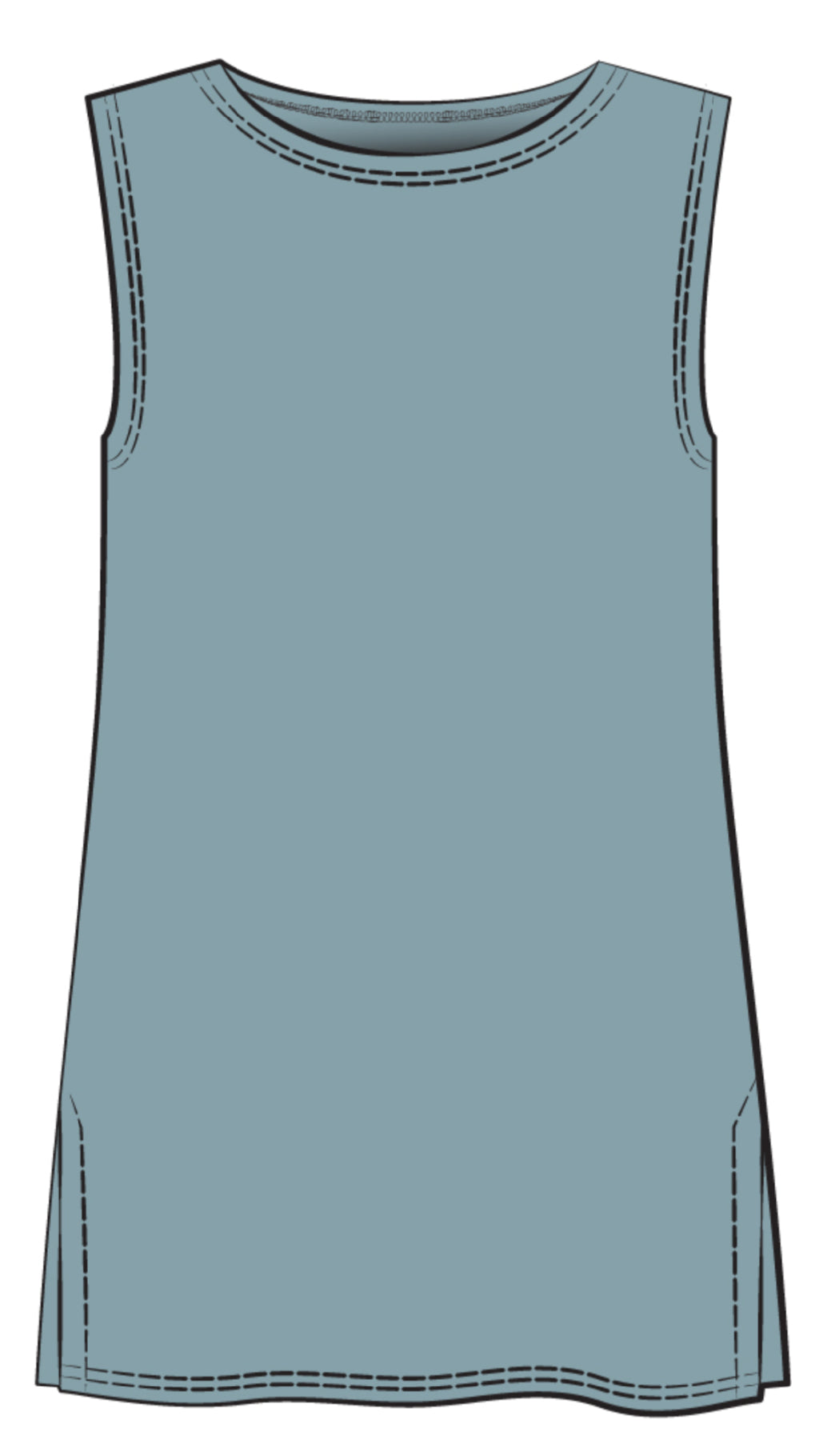 Sleeveless Nu Ideal Tunic (Con’t…)