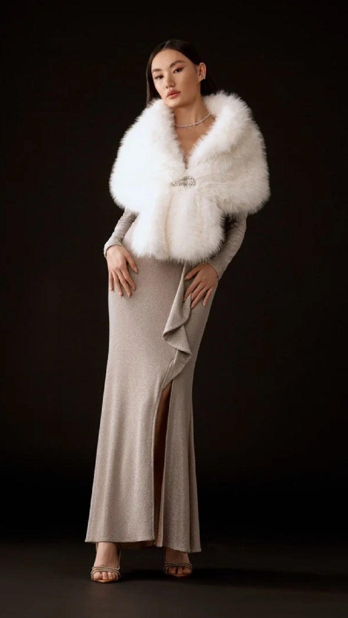 Joseph Ribkoff Faux Fur Cape