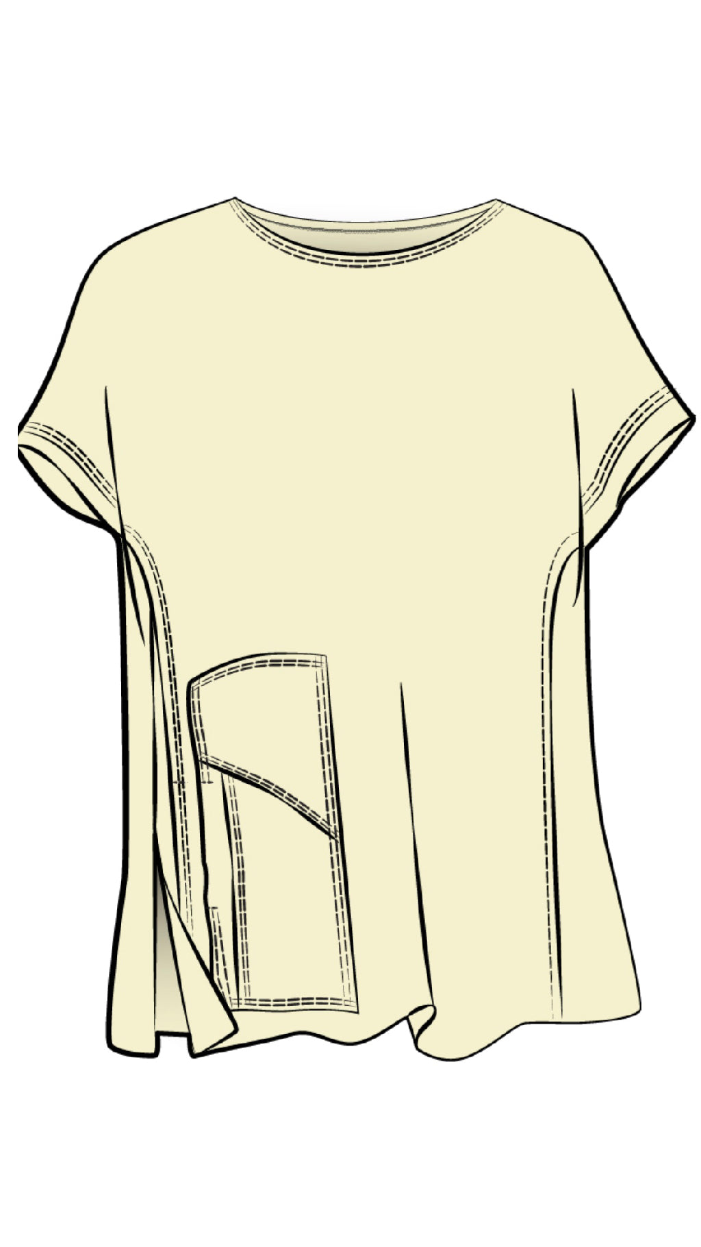 Splice Pocket Top