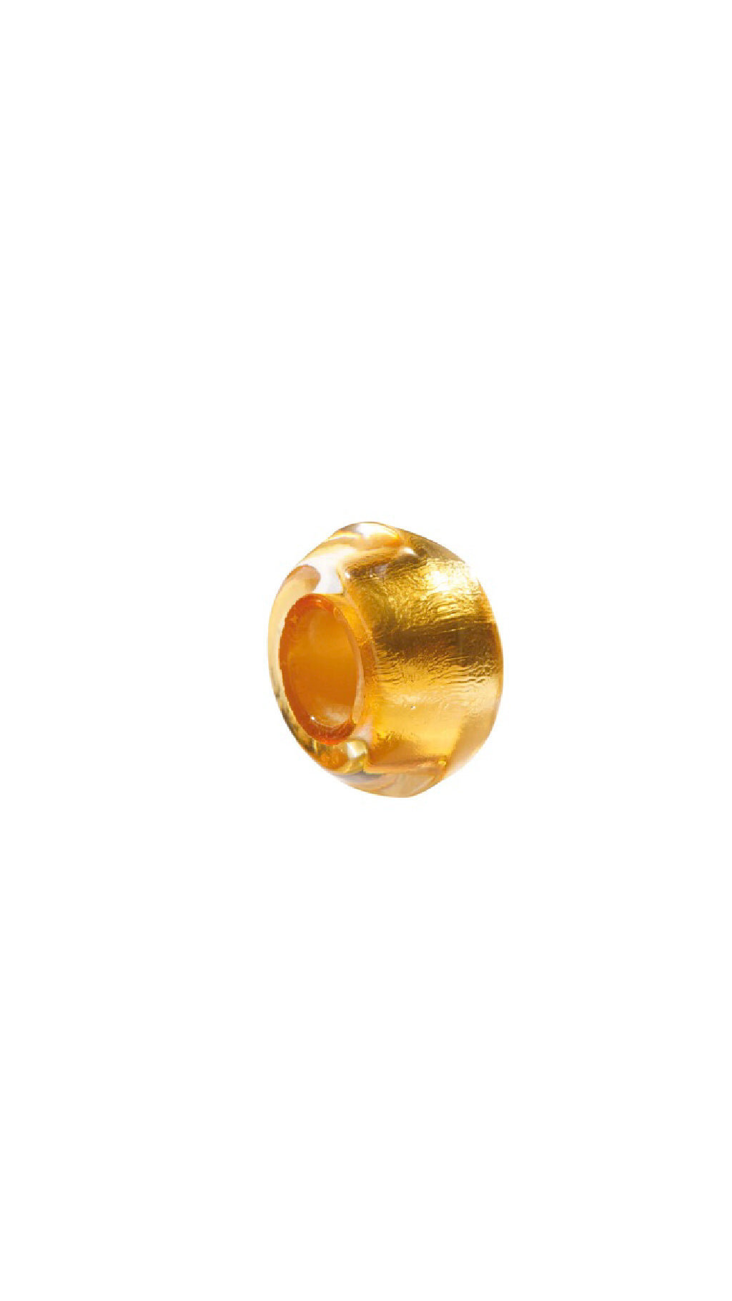 Metallic Rounded Lined Bead