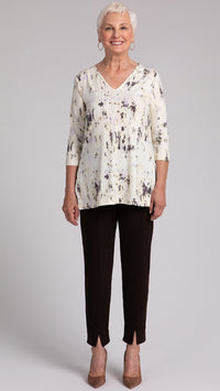 Nu Ideal V-Neck Tunic, Print